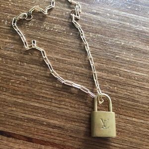 Authentic Louis Vuitton Padlock with chain